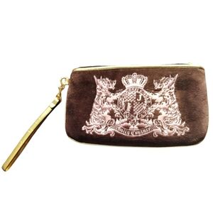 Juicy Couture Velvet Velour Wristlet Never Used